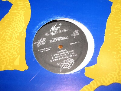 RADIOACTIVE GOLDFISH - SONIK FRIKTION / PINK POTATO  TEST PRESSING CHEETAH 12''