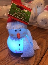 Personalized Light Up Christmas Snowmen Ornament Big Brother Ships N 24h