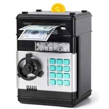 Electronic Piggy Bank ATM Password Money Box Cash Coins Saving Auto Deposit Gift