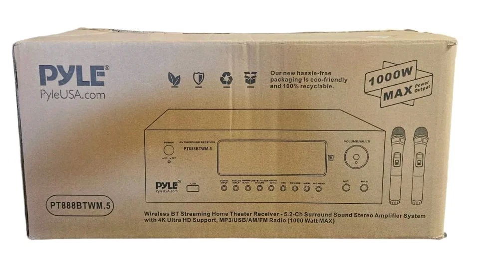 PyleHome PT888BTWM.5 Wireless Bt Streaming Receiver/Amp - Image 2 of 4