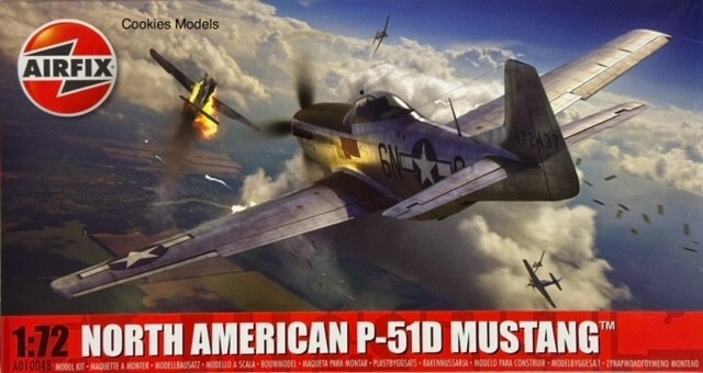 Airfix North American P-51D Mustang Model Kit 1:72 Size 1 - Image 8