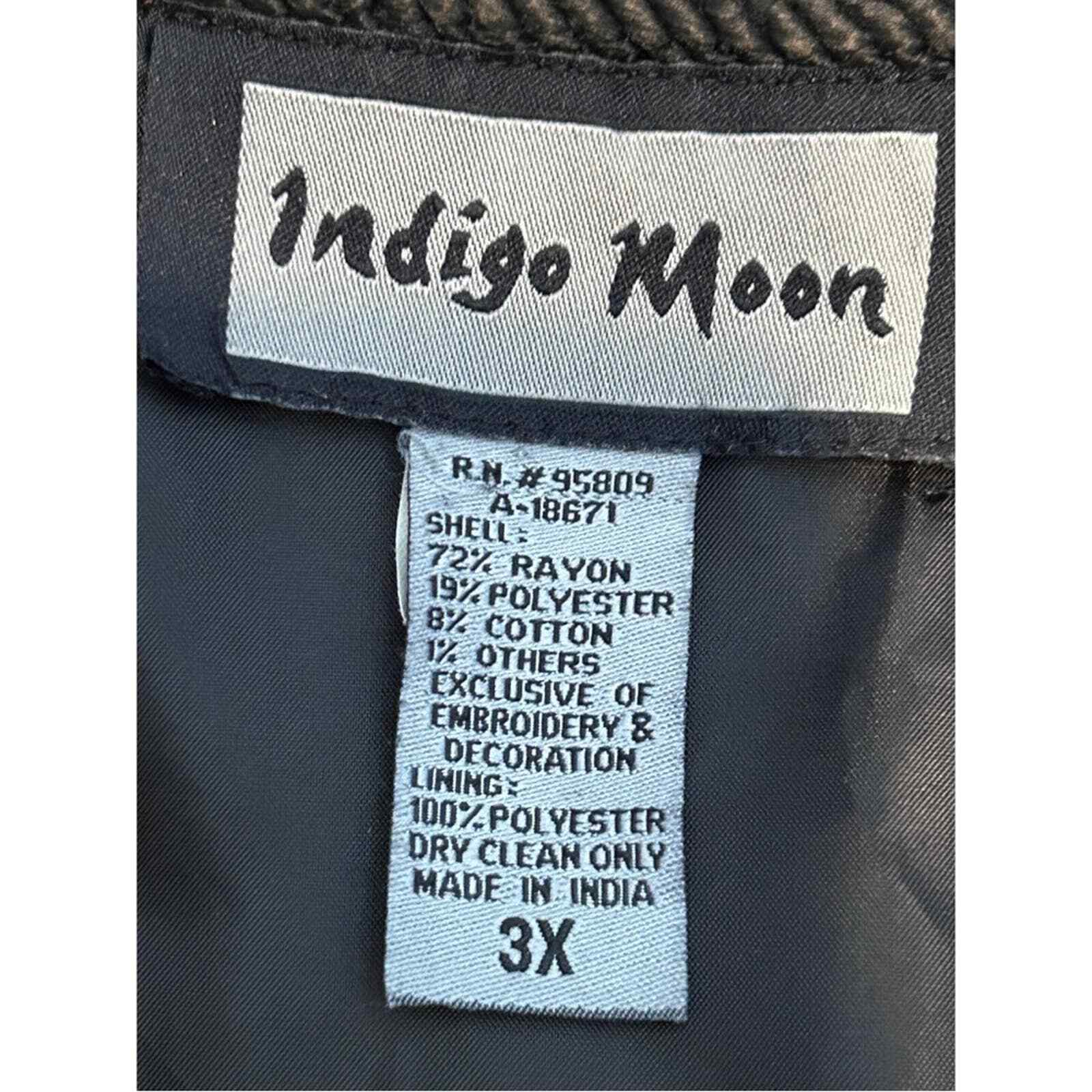 Indigo Moon Jacket Patchwork Wild Animal Print Pa… - image 11