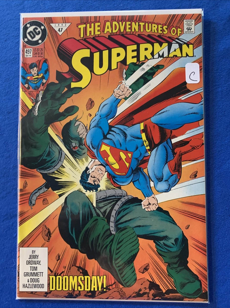 Adventures Of Superman #497 DOOMSDAY - 1992 DC Comics -C | eBay
