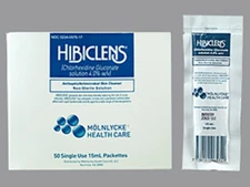 HIBICLENS PACKET 50X15ML chlorhexidine gluconate TOPICAL LIQUID 4 % 