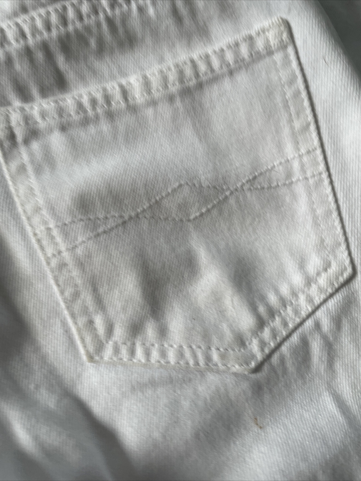 Zara Basic 1975 Women's White Ruffle Hem Cropped … - image 3