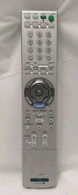 GENUINE SONY RM-YD010 TV REMOTE KDF-42E2000 KDF-50E2000 KDS-50AL120 Tested Works