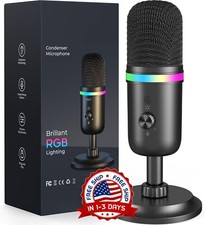 Microfono Condensador De Estudio Profesional Para PC Youtubers Podcast Streaming