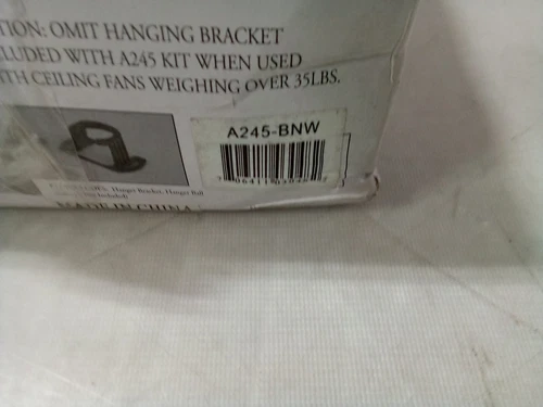 MinkaAire A245-BNW Sloped Ceiling Adapter - Brushed Nickel Wet - Picture 5 of 6