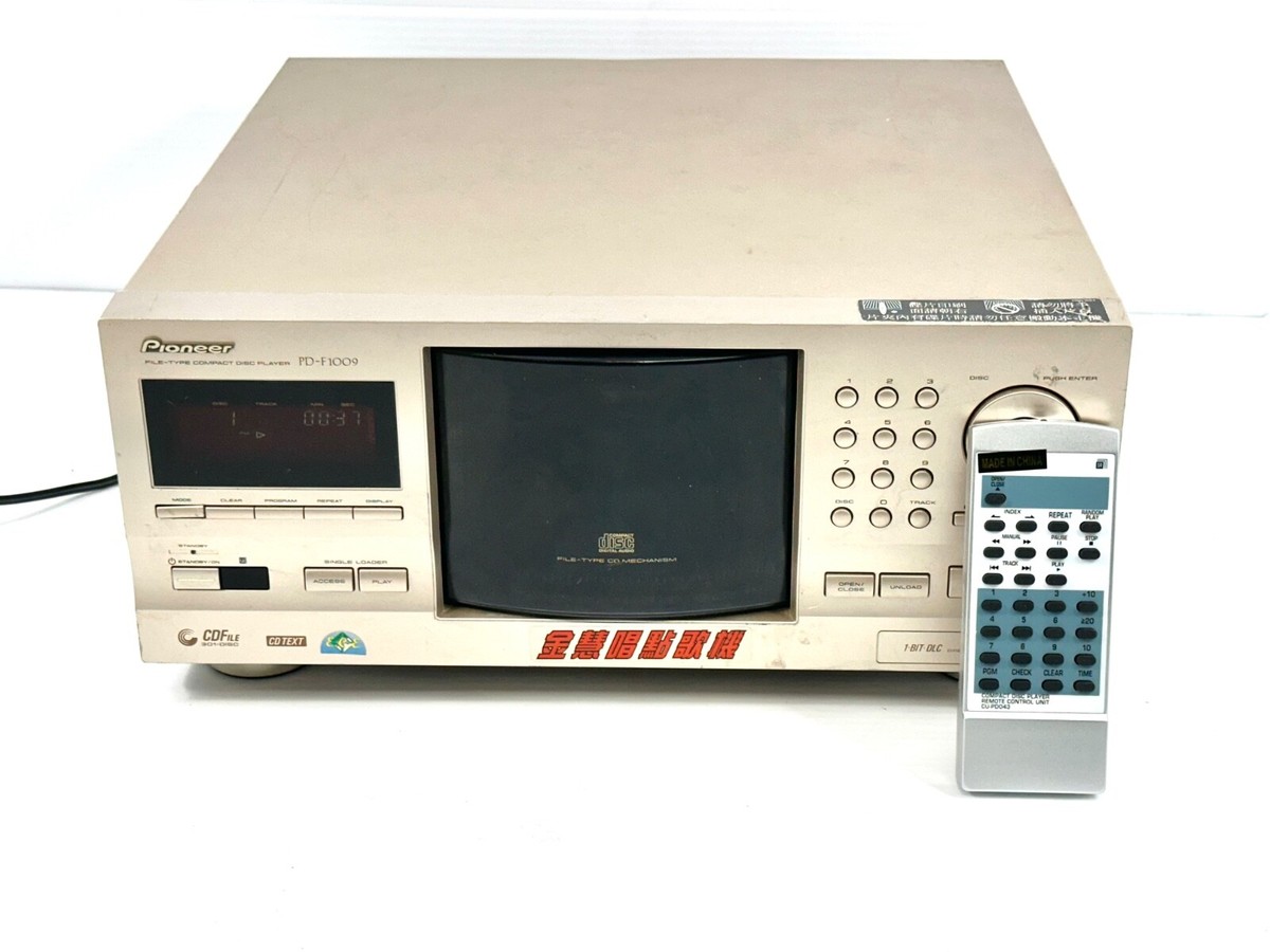 Pioneer Pd-F1009 301 Pieces Cd Player Changer Digital Gold W