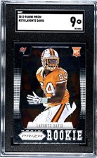 2012 PANINI PRIZM LAVONTE DAVID, #278, ROOKIE, VARIATION RETRO,  GRADED SGC MINT