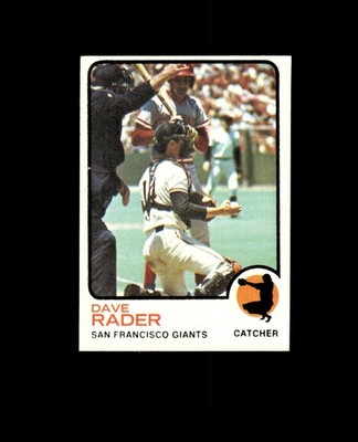 1973 Topps 121 Dave Rader EX-MT #D1,558863
