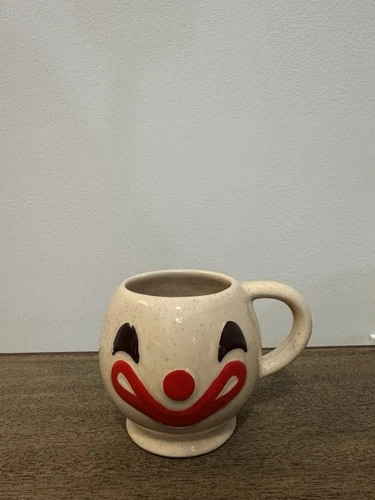 Vintage McCoy Pottery Clown Mug