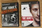 Tony Hawk's Pro Skater Sony Playstation 2 PS2 2x Game LOT *TESTED* Underground 8