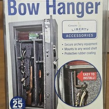 Liberty Safe Bow Hanger Brown Metal Rubber Protective Coating Supports 25 lbs