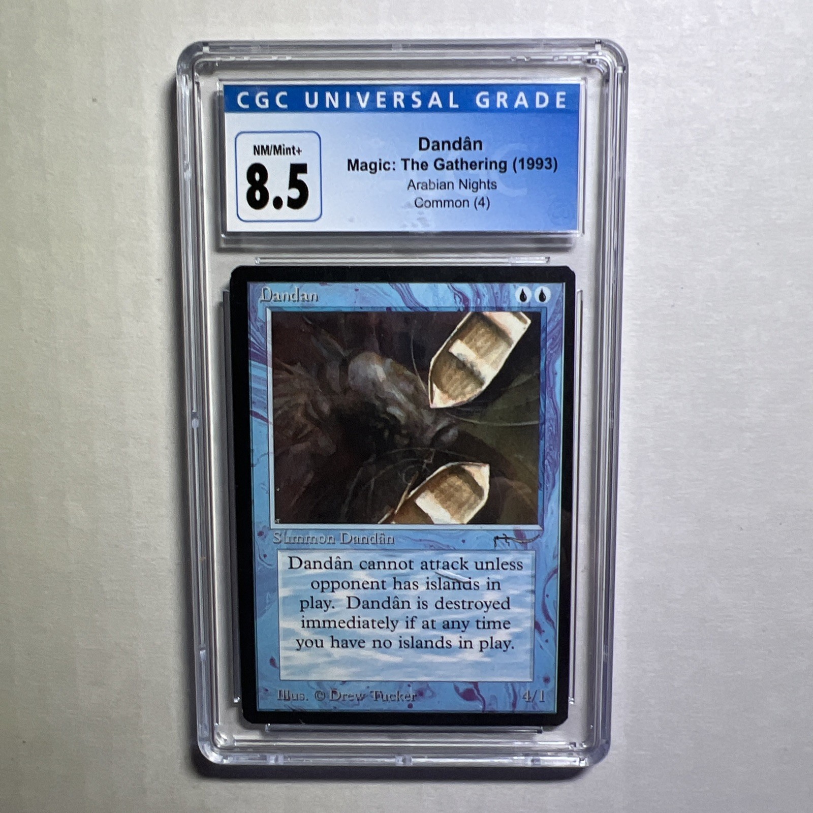 MTG Arabian Nights Dandan CGC 8.5 NM/Mint+  1993