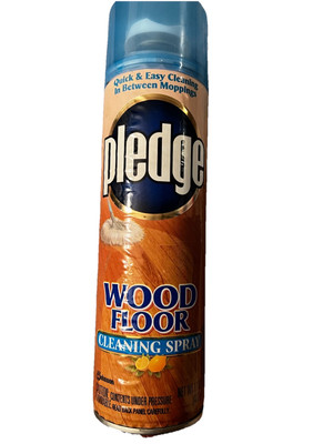 #ad VINTAGE 1998 New Pledge 17 Oz. Wood Floor Cleaning Spray Discontinued Full NOS $22.00