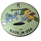 Vintage Browning Firearms Porcelain Sign - Rifles Shotguns Ammo Gas Ad Pump Sign