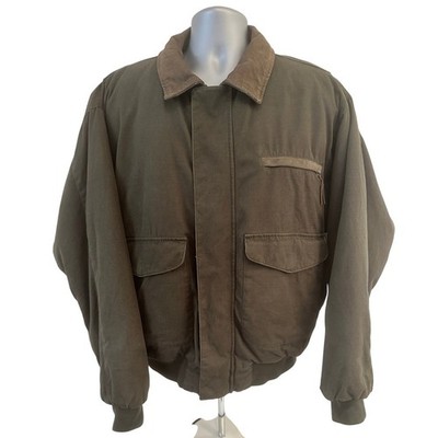 Cabela's Winter Field Hunting Jacket Thinsulate Full Zip Utility Pockets-L11