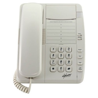 Alphacom NR200HP V2 Analog Telefon Hörgerät Kompatibel Headset Anschluss