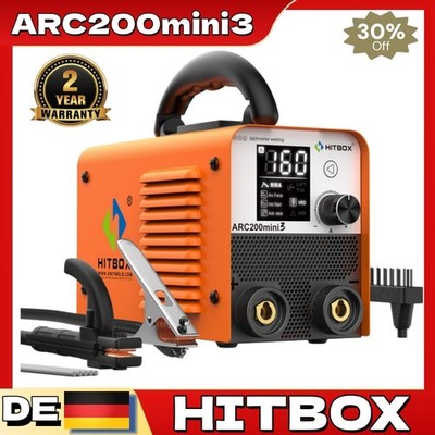Hitbox ARC200D MINI3 IGBT Schweißgerät mit Lift TIG MMA 2 in 1 Schweißer NEU