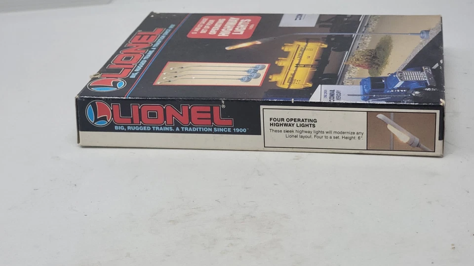 Lionel O 型公路灯 4 件套 6-12804 未测试 二手状况 — 第 4/4 张图片