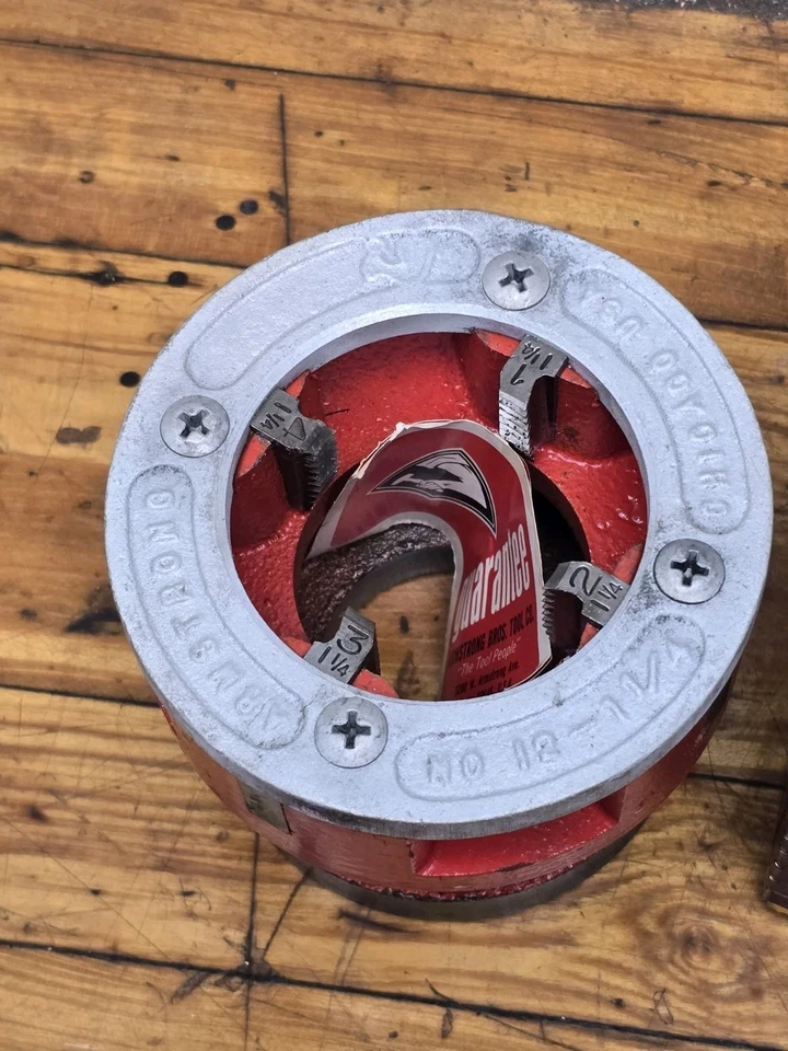 Armstrong 1-1/4" Pipe Threader Die Head For No 12 Ratchet NEW - Image 2 of 4