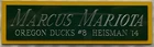 MARCUS MARIOTA NAMEPLATE AUTOGRAPHED Signed FOOTBALL-JERSEY-HELMET-PHOTO-HEISMAN