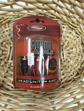 Tsunami RCA Audio Cables-Gold- 1 Female To 2 Male-RCA600-Y1-New