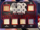 BABE RUTH Mickey Mantle DEREK JETER DIMAGGIO PUCKETT 12 JERSEY BAT CARD #2/3