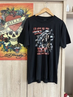 1990 I ll Give Up My Bike Cold Dead Hands Soft Thin Tee   