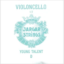 Jargar Young Talent 1/2 Cello D String - Chromesteel/Steel: Medium