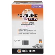 Custom Building Products Polyblend Plus Indoor/Outdoor Haystack Sanded Grout 7lb