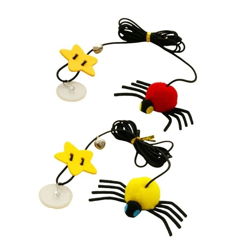 Cat Swing Door Toy With Elastic Rope For Kittens