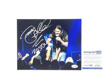 Tommy DeCarlo Boston Lead Vocalist Autographed Hand Signed 8x10 Photo ACOA 🎙️
