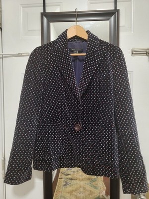 Vintage Marc Jacobs Floral Velvet Blazer Size 6