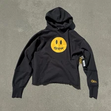 New Sz L Large Drew House Deconstructed Mascot Hoodie Black Large DH-F31122-MCBK