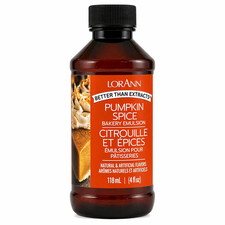 LorAnn Pumpkin Spice Bakery Emulsion 4oz 118ml Super Strength Flavoring