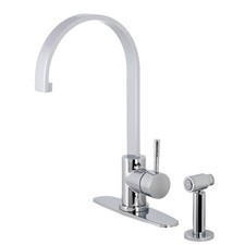 Kingston Brass LS871.DLBS Concord 1.8 GPM 1 Hole Kitchen Faucet - Chrome