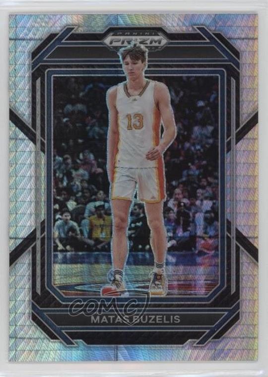 2023-24 Panini Prizm Draft Picks Hyper Prizm Matas Buzelis #13 0wp8