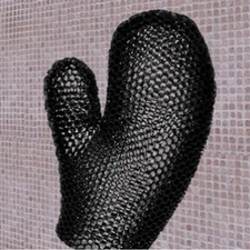 Supracor Stimulite Honeycomb Firmer Textured Bath Mitt Black
