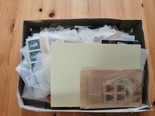 Schachtel mit T&uuml;ten/Steckkarten meist Dtl vor 1945 in allen Erhaltungen #P283