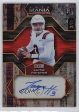 2024 Wild Card Mania American Football Hex 2/10 Layne Hatcher #AMAH-LH Auto 0x1