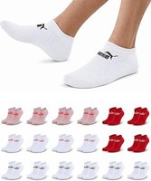 18 Paar Unisex Puma Sneaker FüßLinge Socken Baumwolle Herren Damen 39-42