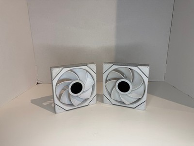 *Fans Only* Lian Li UNI FAN TL LCD Reverse Blade 140mm - White (2-Pack)