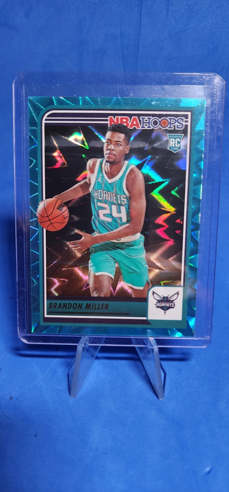 2023-24 Panini NBA Hoops - Rookies Brandon Miller #272 Teal Explosion
