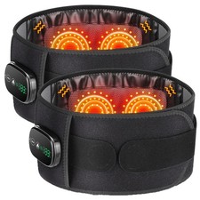 Massage Belt Electric Infrared Heated with Back Support Waist Vibration Massager