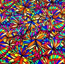 Liberty Belgravia Silk Satin fabric Bright Jewel per half metre