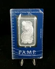 Pamp Suisse 1oz Silver Fortuna Bar in Plastic Assay Card #7544