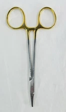 Jarit 121-121 Carb-Bite Straight Ridged Needle Holder Stainless Steel 5 1/4”