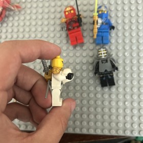 Lego Ninjago ZX Minifigure Lot All 4 Ninjas Kai Zane Cole Jay 9449 Good
